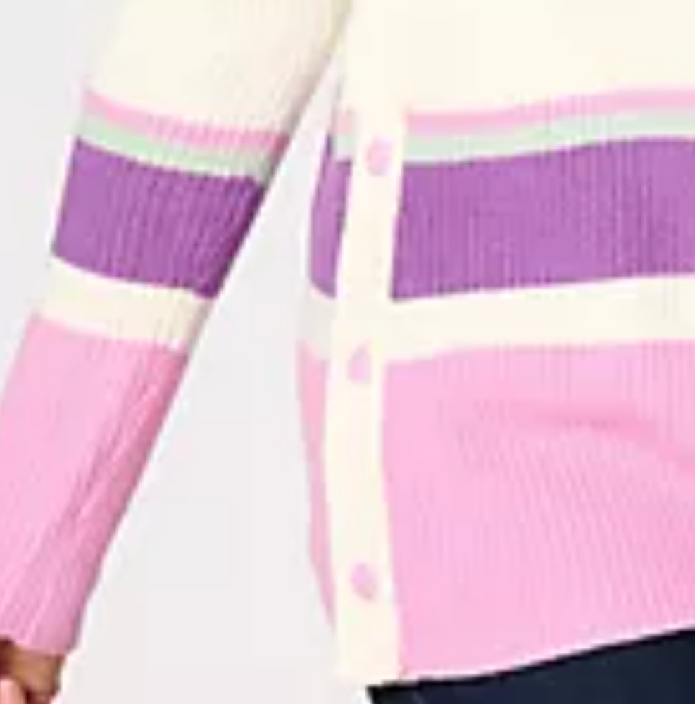Ultra Soft V-Neck Sweater with Snap Button Sides by Sport Savy - Picture 3 of 5